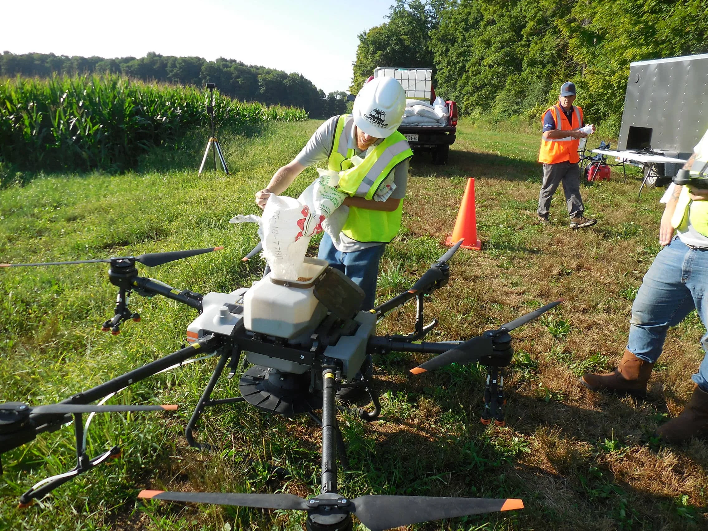 Us with a Drone