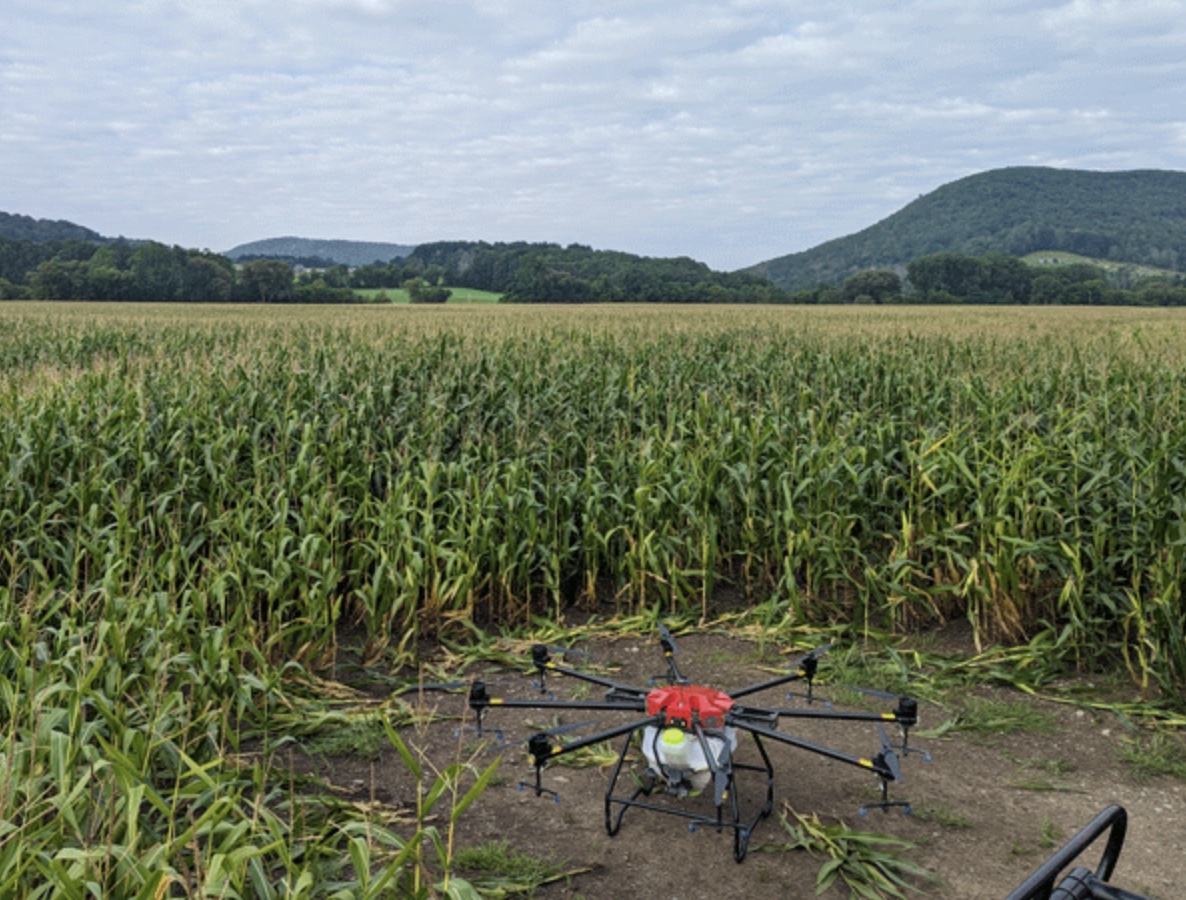 Drone technology for pest management